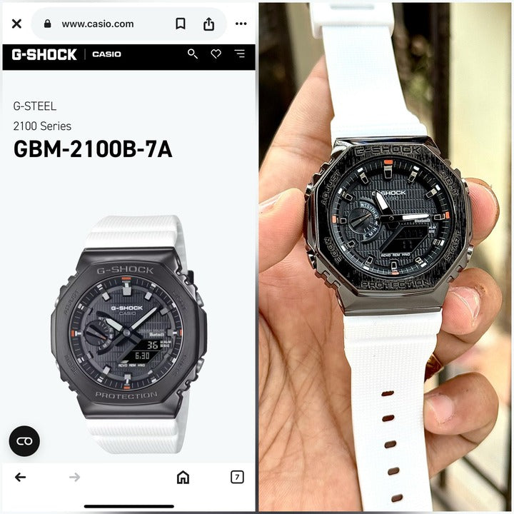 G-SHOCK G-STEEL GBM-2100B-7A Inspired Iconic Design Watch For Men