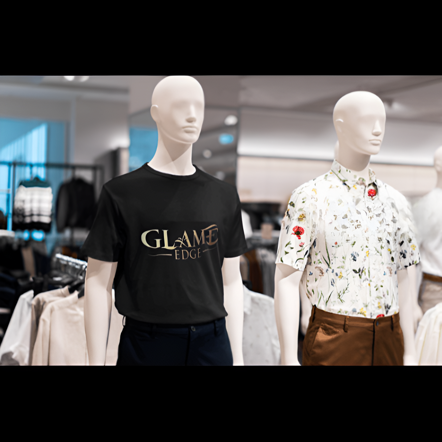Glame Edge High Quality Round Neck T-Shirt