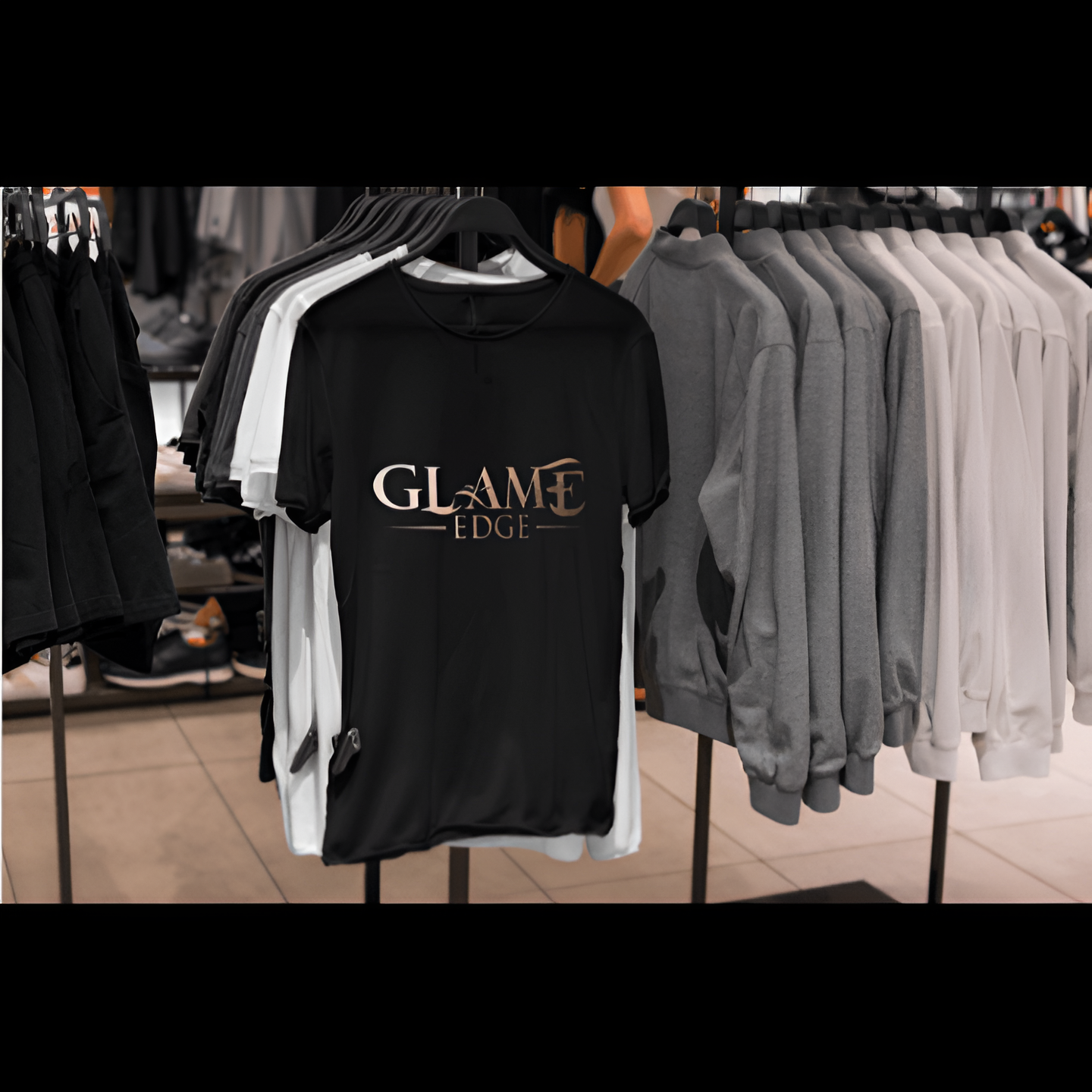 Glame Edge High Quality Round Neck T-Shirt