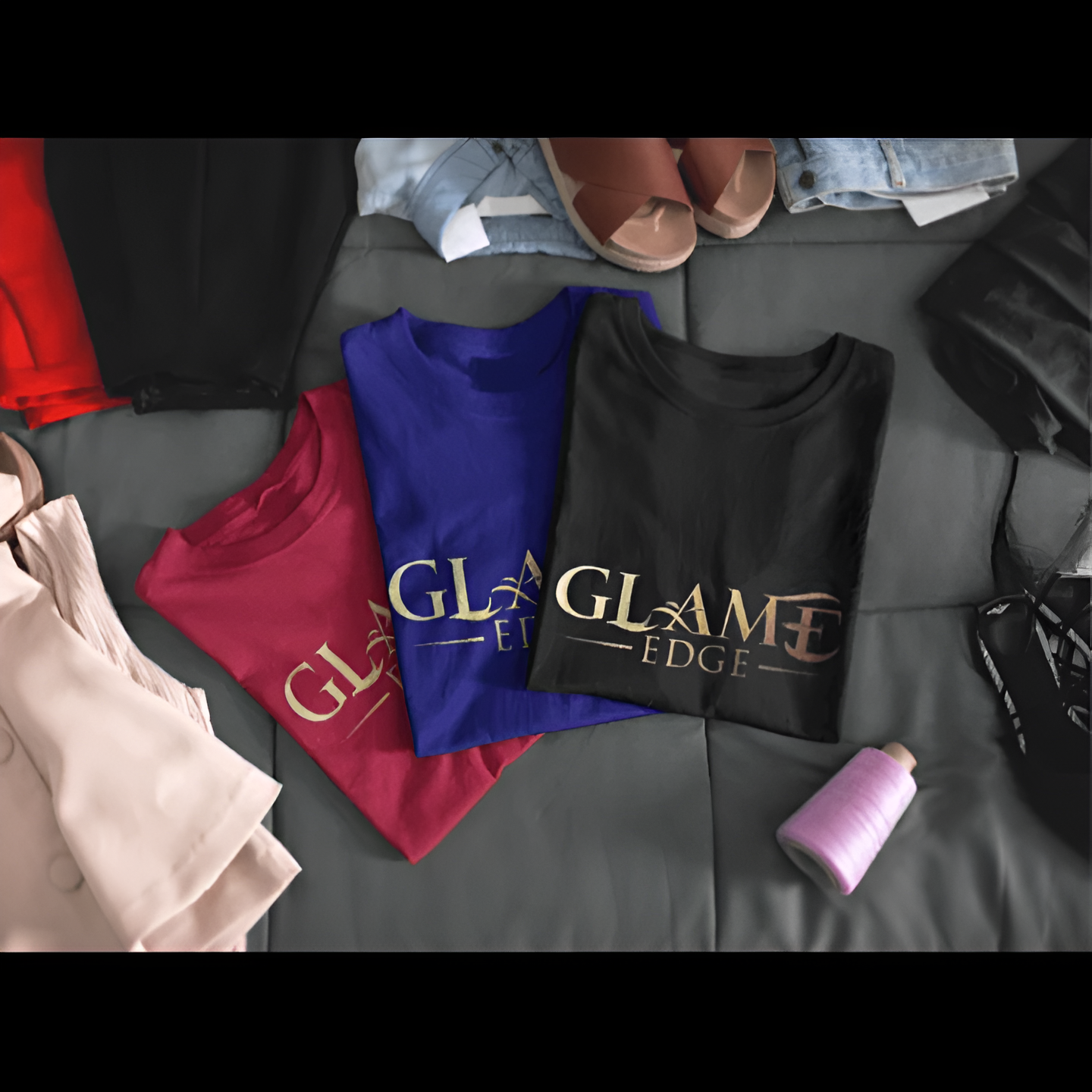 Glame Edge High Quality Round Neck T-Shirt