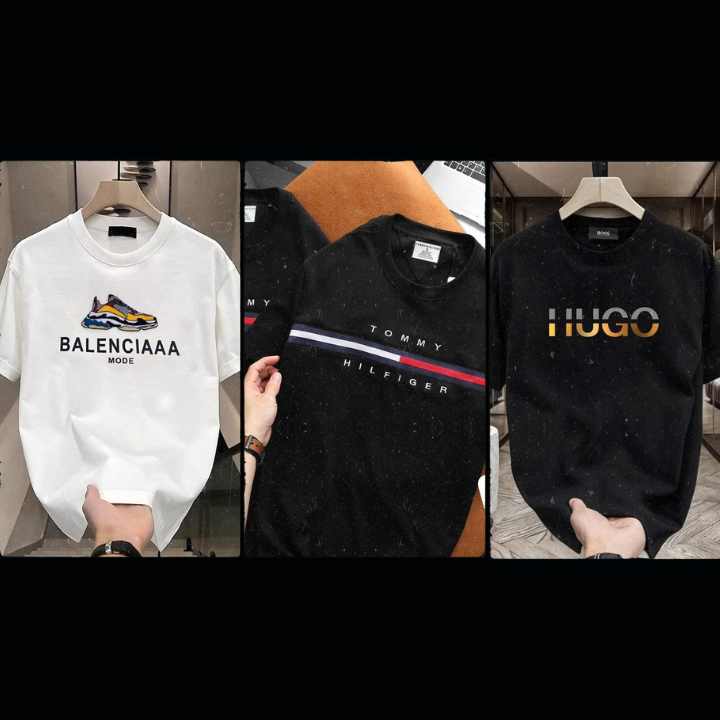 MIx Brands Combos set of 3 Round Neck T-Shirts