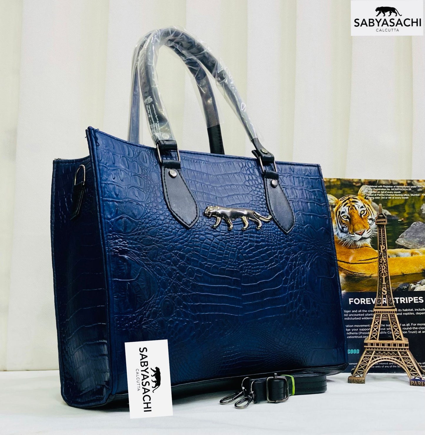 Sabyasachi Crocodile Leather Tote Bag