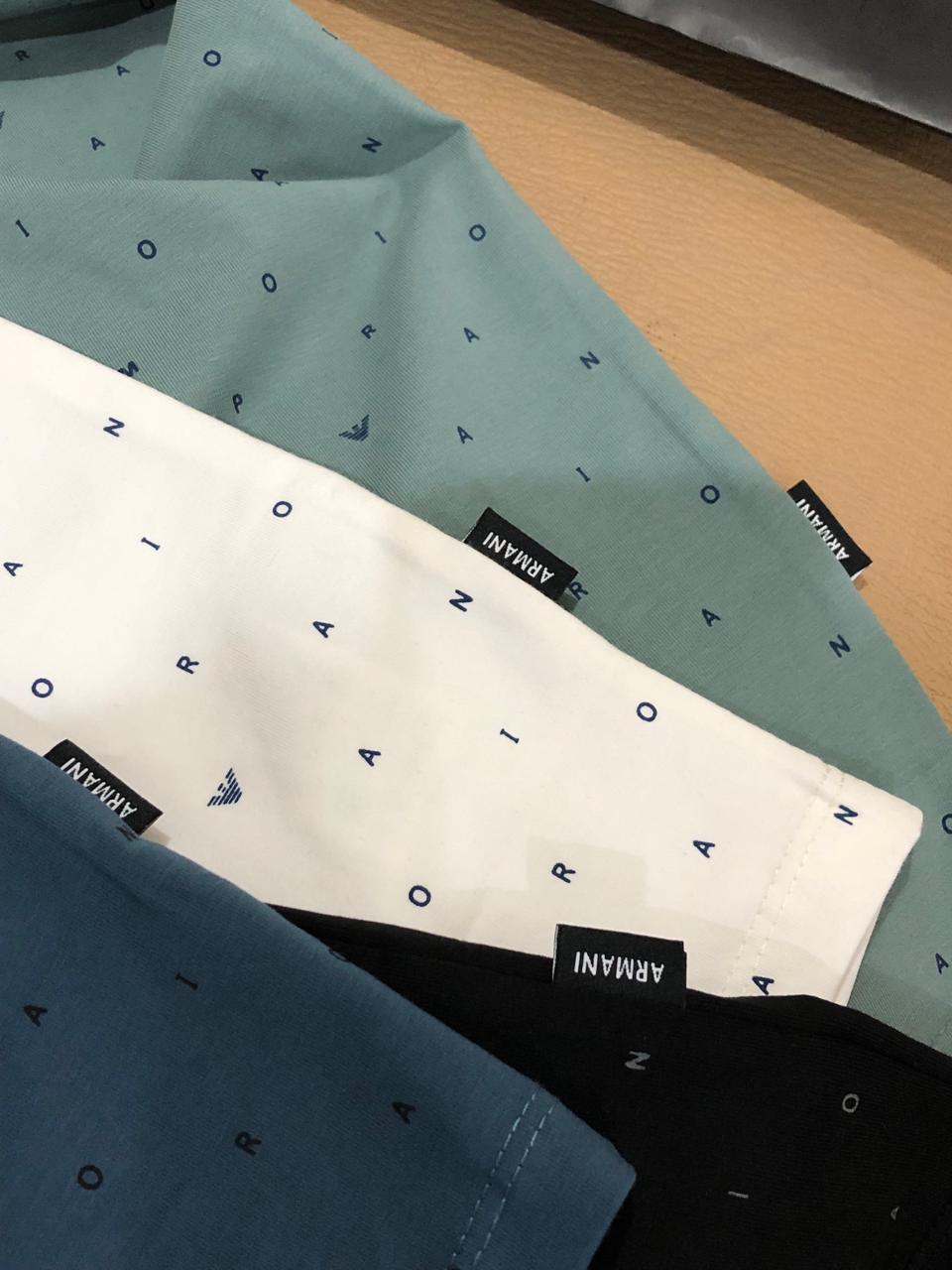 Armani Premium Cotton Lycra Polos