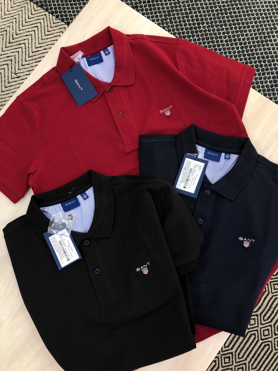 Gant Premium Cotton Lycra Polos