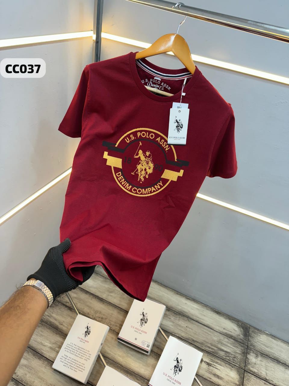 US Polo Combos set of 3 Round Neck T-Shirts
