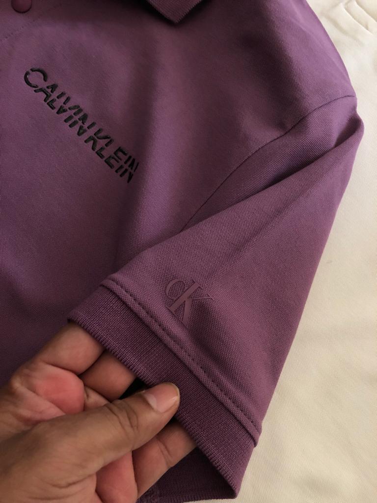 Calvin Imported Cotton Lycra Polos