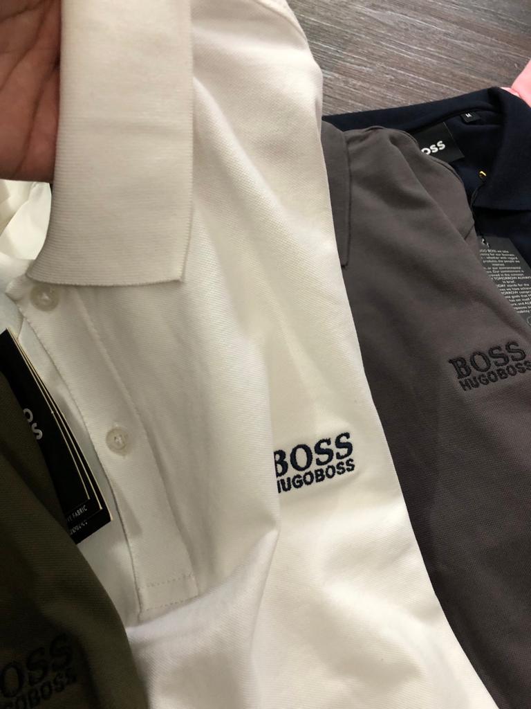 Hugo Boss Premium Cotton Lycra Polos