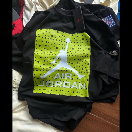 Jordan Front Full Print Round Neck T-Shirt