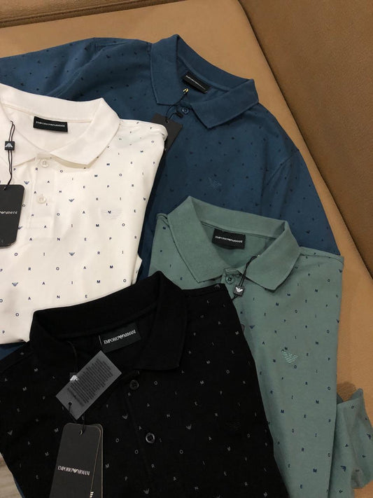 Armani Premium Cotton Lycra Polos