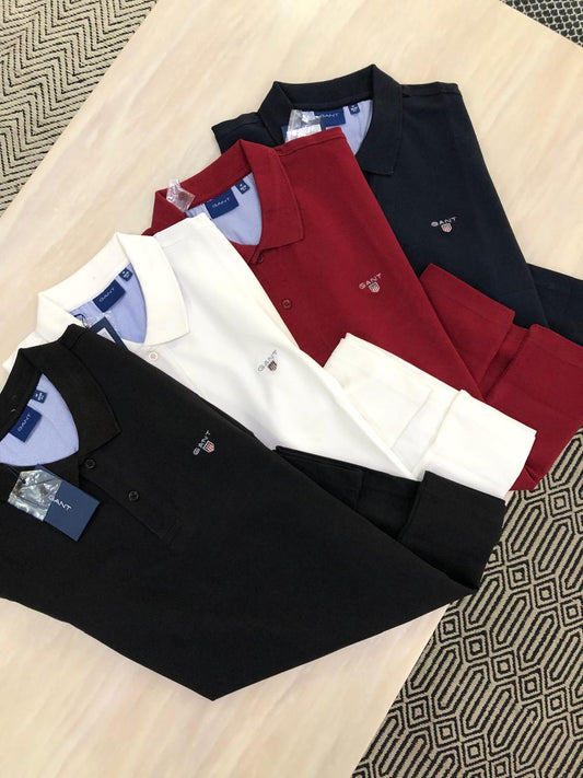 Gant Premium Cotton Lycra Polos