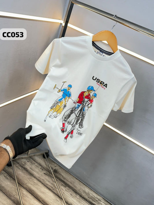 US Polo Combos set of 3 Round Neck T-Shirts