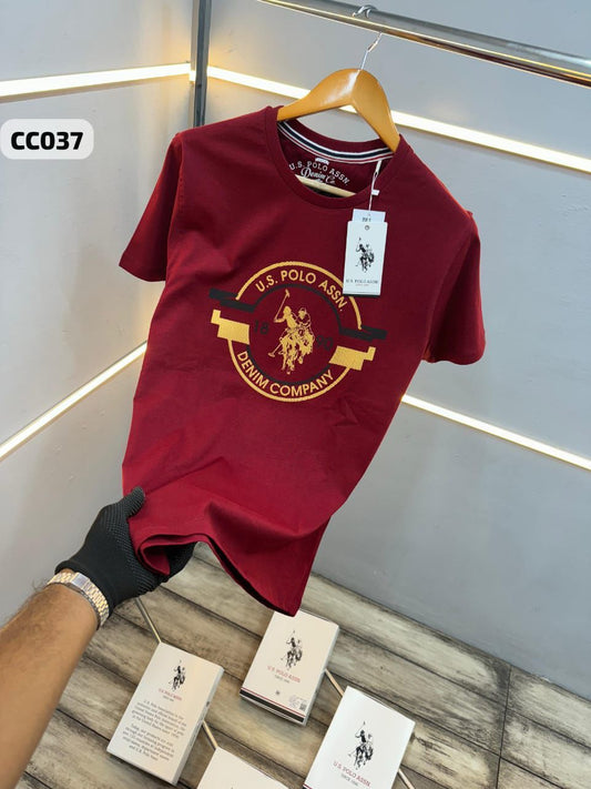 US Polo Combos set of 3 Round Neck T-Shirts