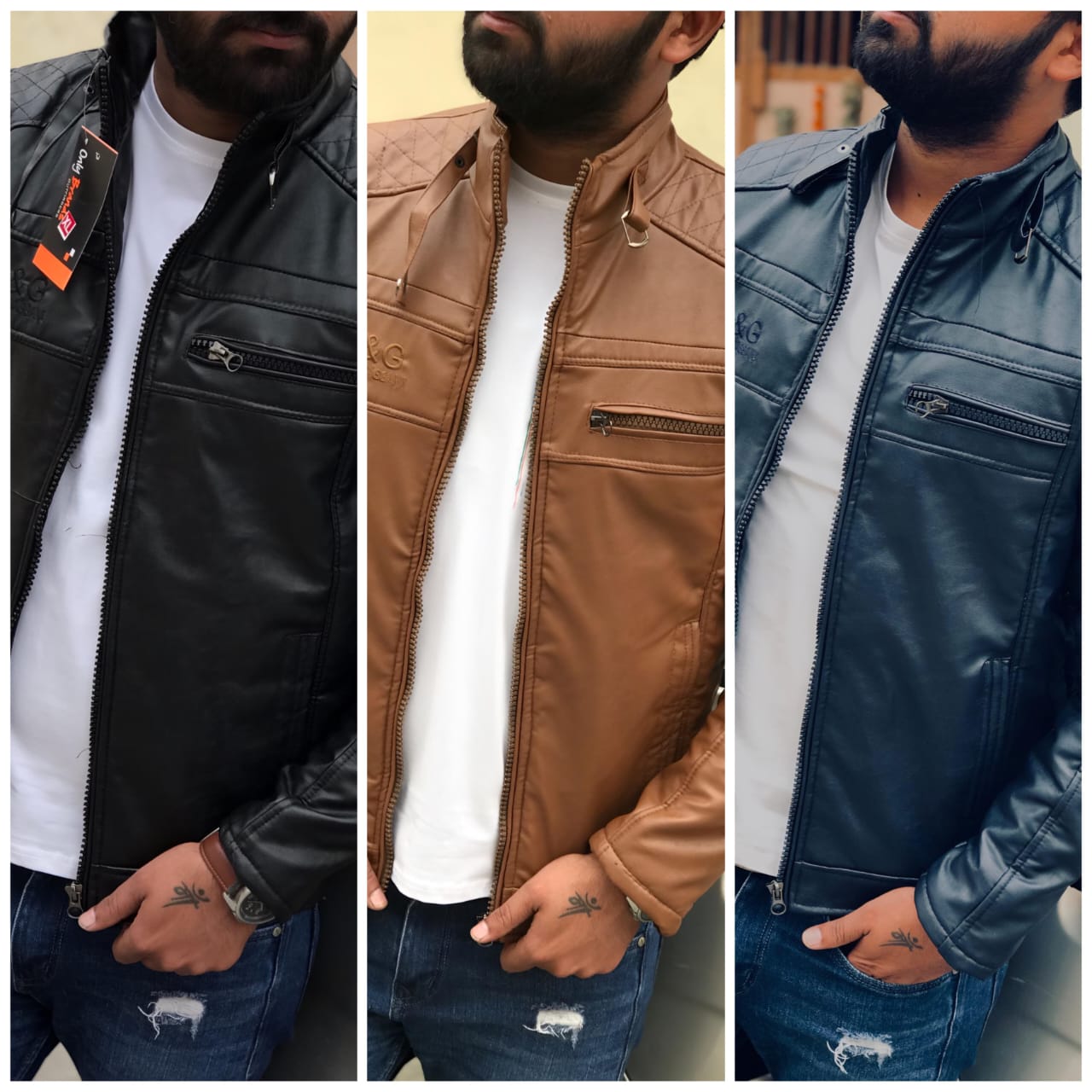 D&G Leather Jackets