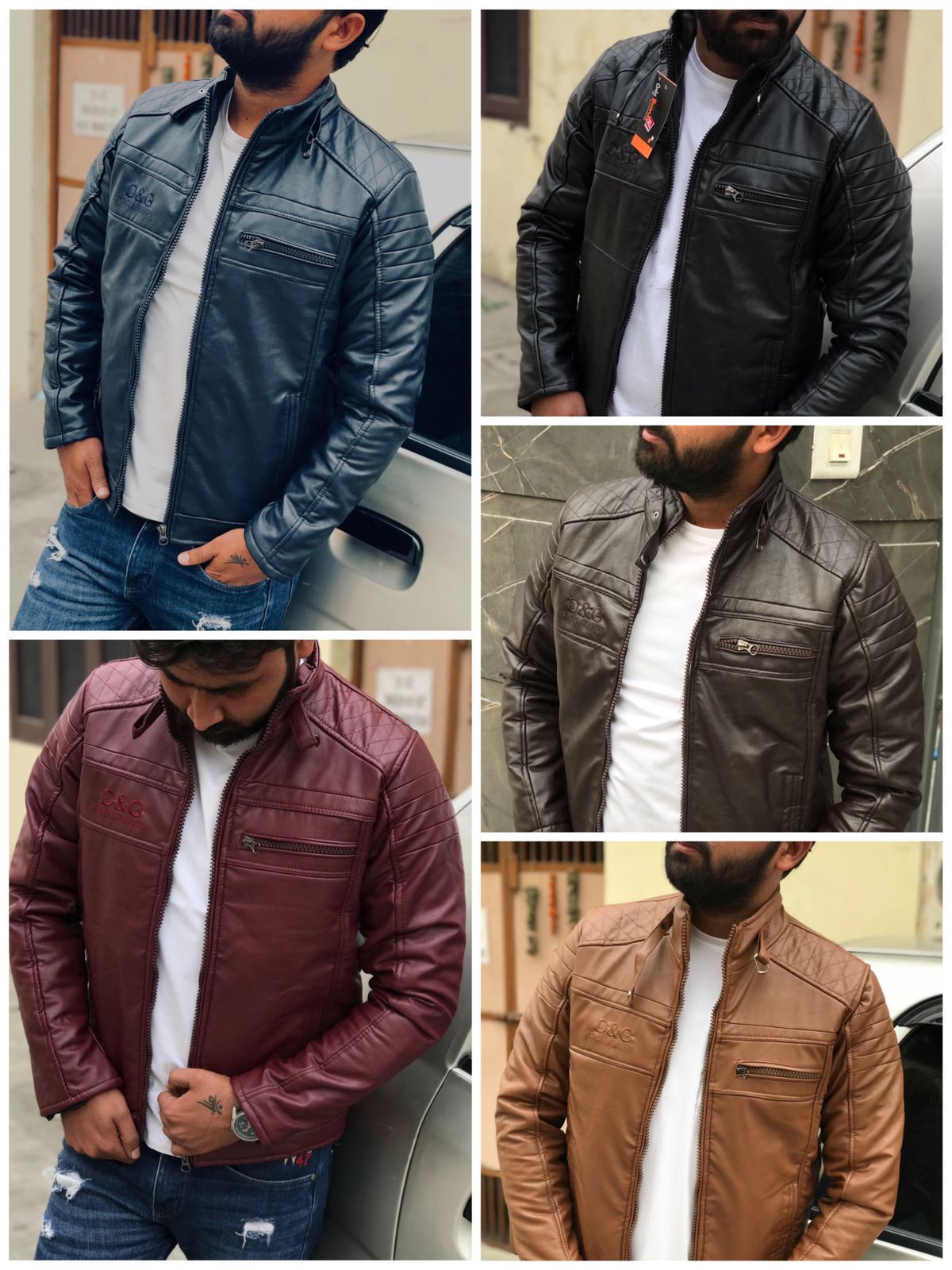 D&G Leather Jackets