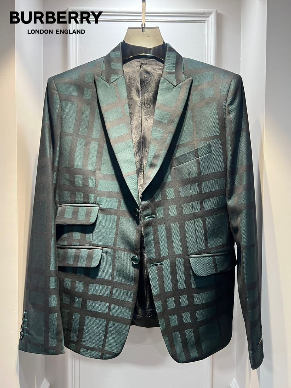 BURBERRY CHECKS IMPORTED BLAZERS