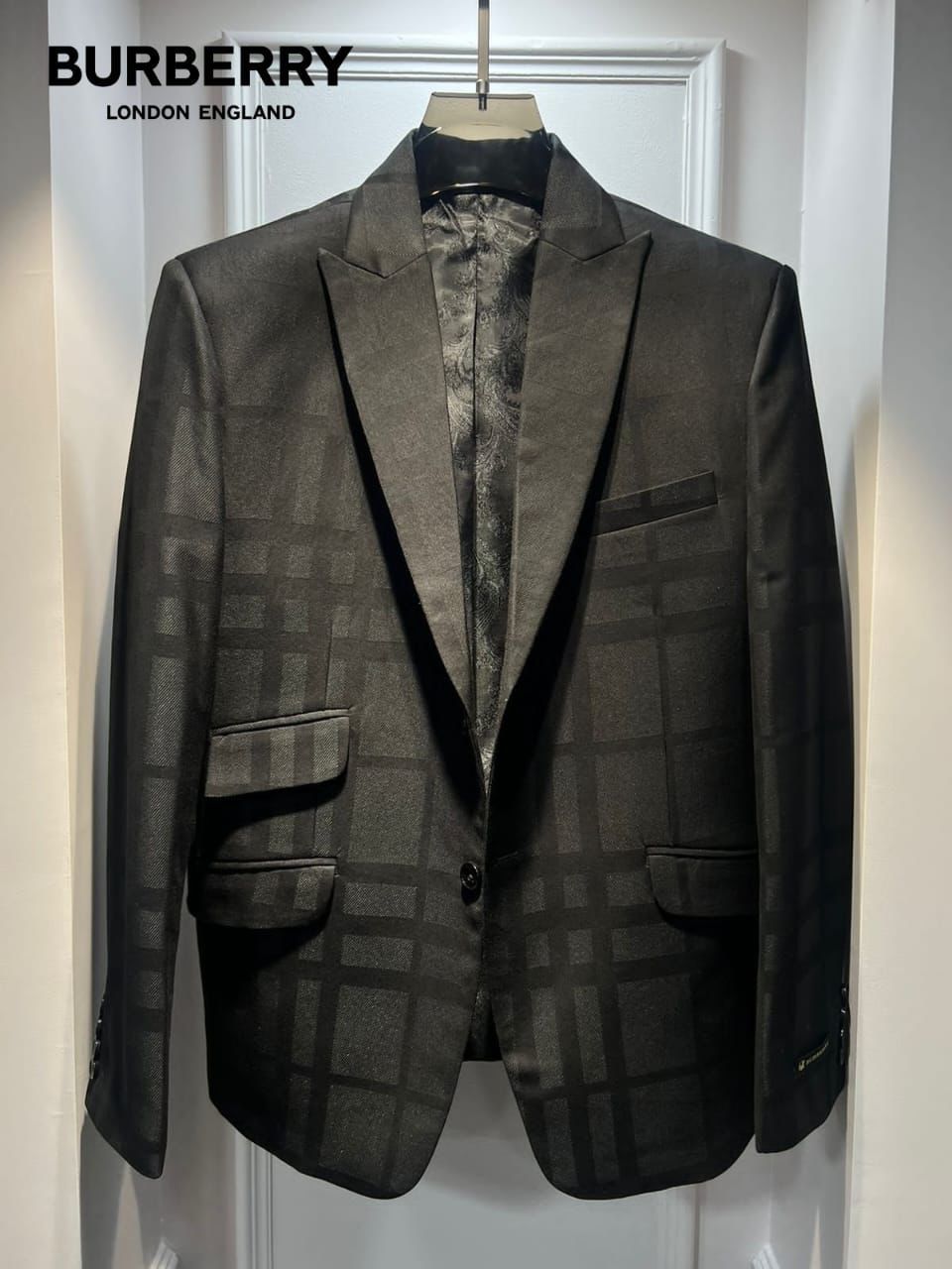 BURBERRY CHECKS IMPORTED BLAZERS