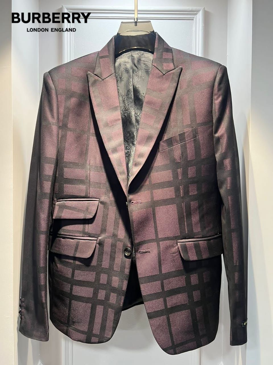 BURBERRY CHECKS IMPORTED BLAZERS