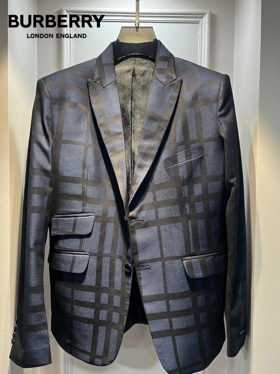 BURBERRY CHECKS IMPORTED BLAZERS