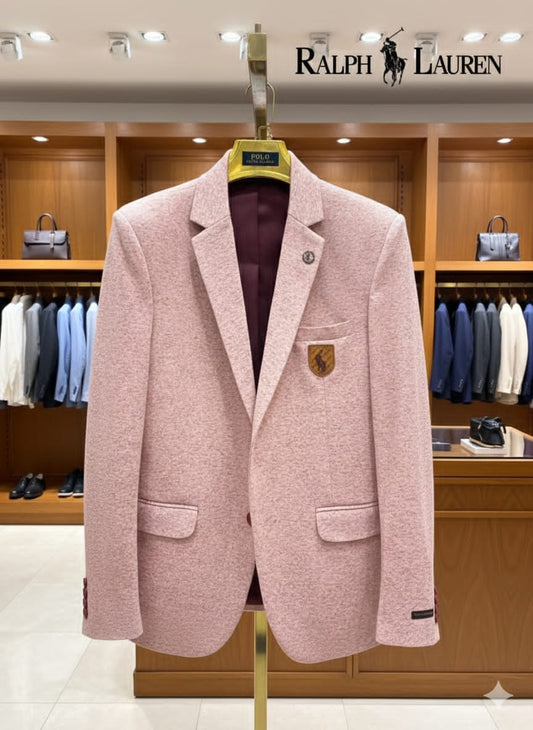 RALPH IMPORTED TWEED FABRIC WOOL BLAZERS