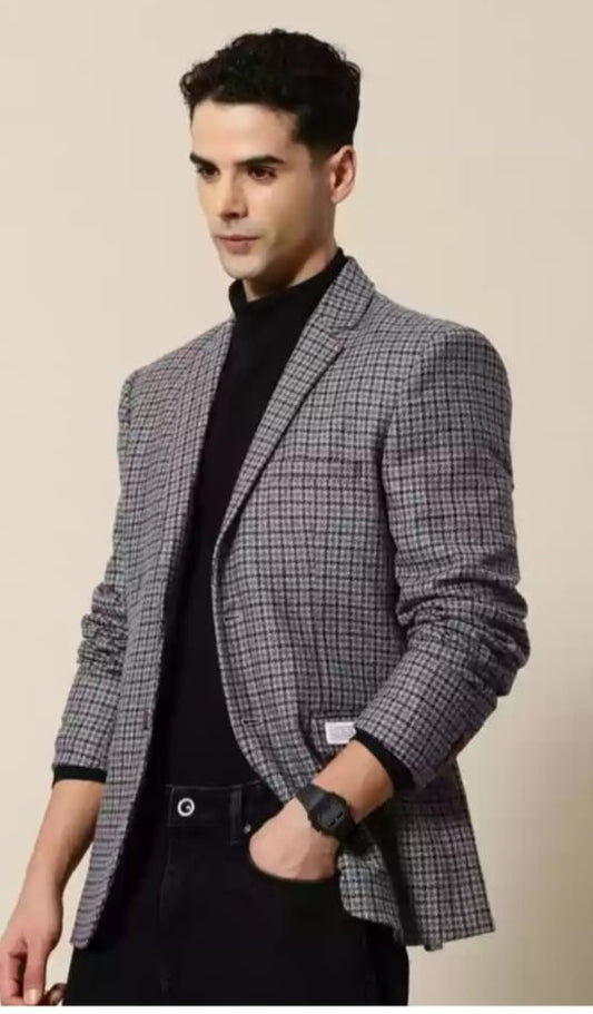 RALPH IMPORTED TWEED FABRIC WOOL BLAZERS